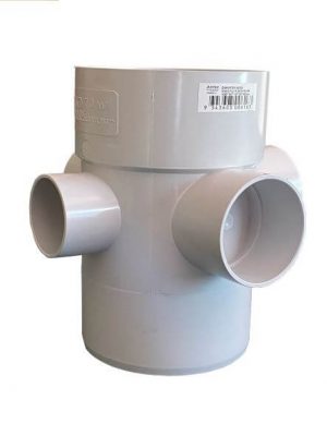 DWV Four Way Riser 80x50x40x40x40mm - Aztec Australasia